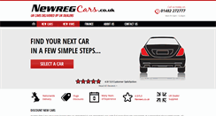 Desktop Screenshot of newregcars.co.uk