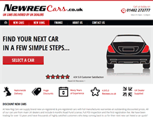 Tablet Screenshot of newregcars.co.uk